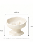 Elevated Ceramic Handmade Raised Pet Feeding Bowl