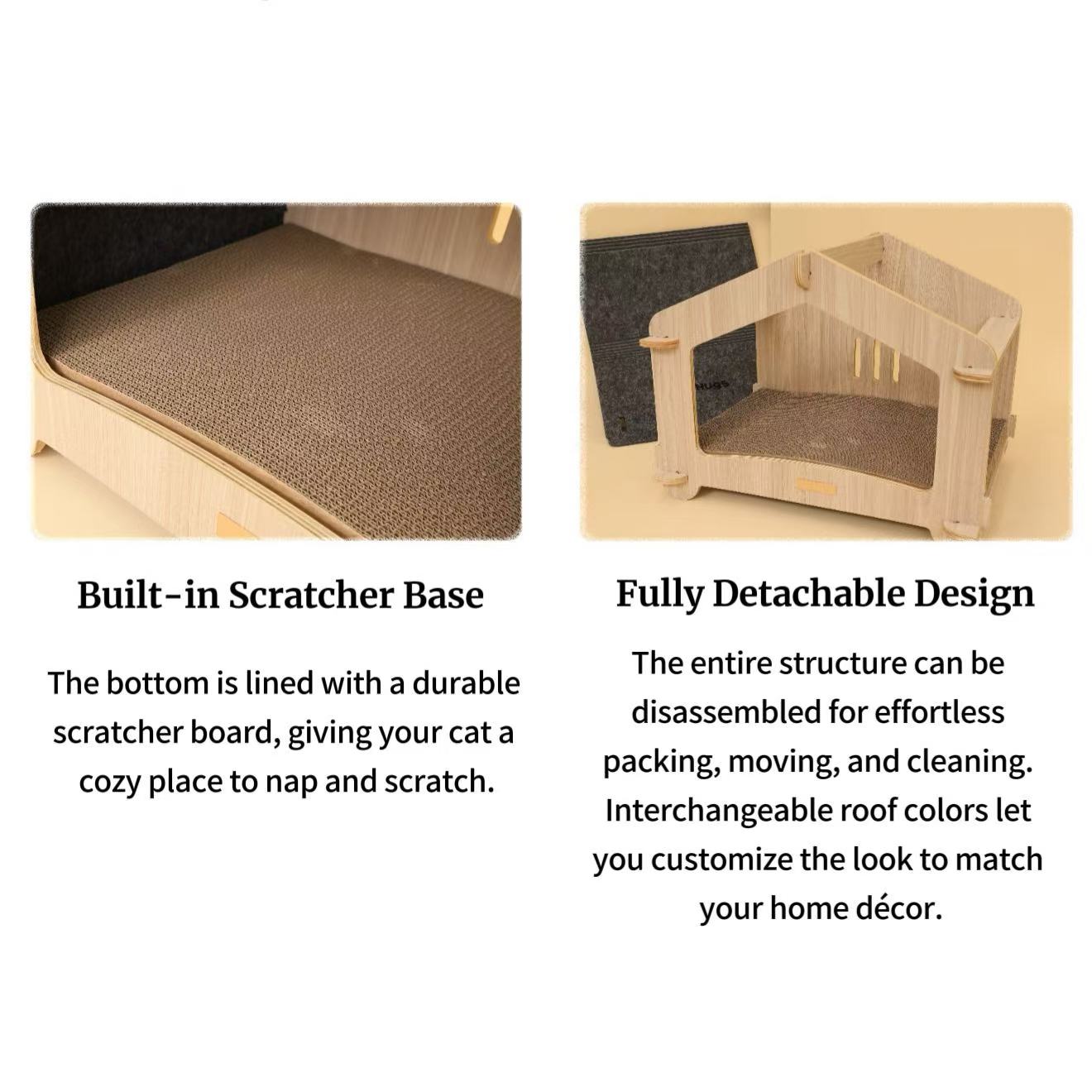 FurHugs FeltDom Modular Cat House