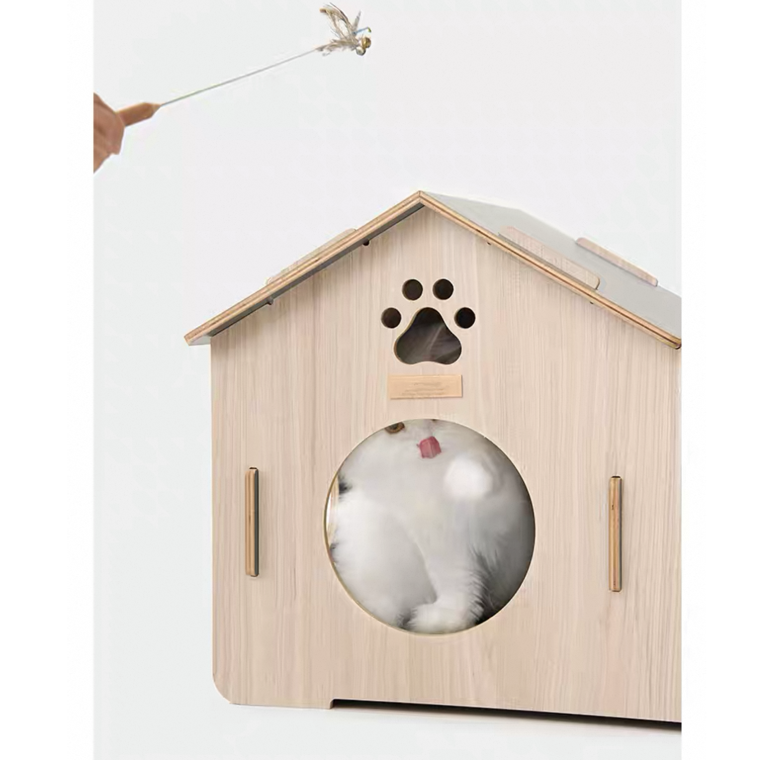 TwinNest Pet Cabin — A Double Den for Two Pets Who Love Their Own Space