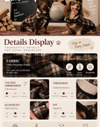 Fireside Vintage Plaid Cardigan Vest