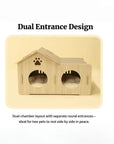 TwinNest Pet Cabin — A Double Den for Two Pets Who Love Their Own Space