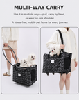 2-in-1 Rolling Pet Carrier