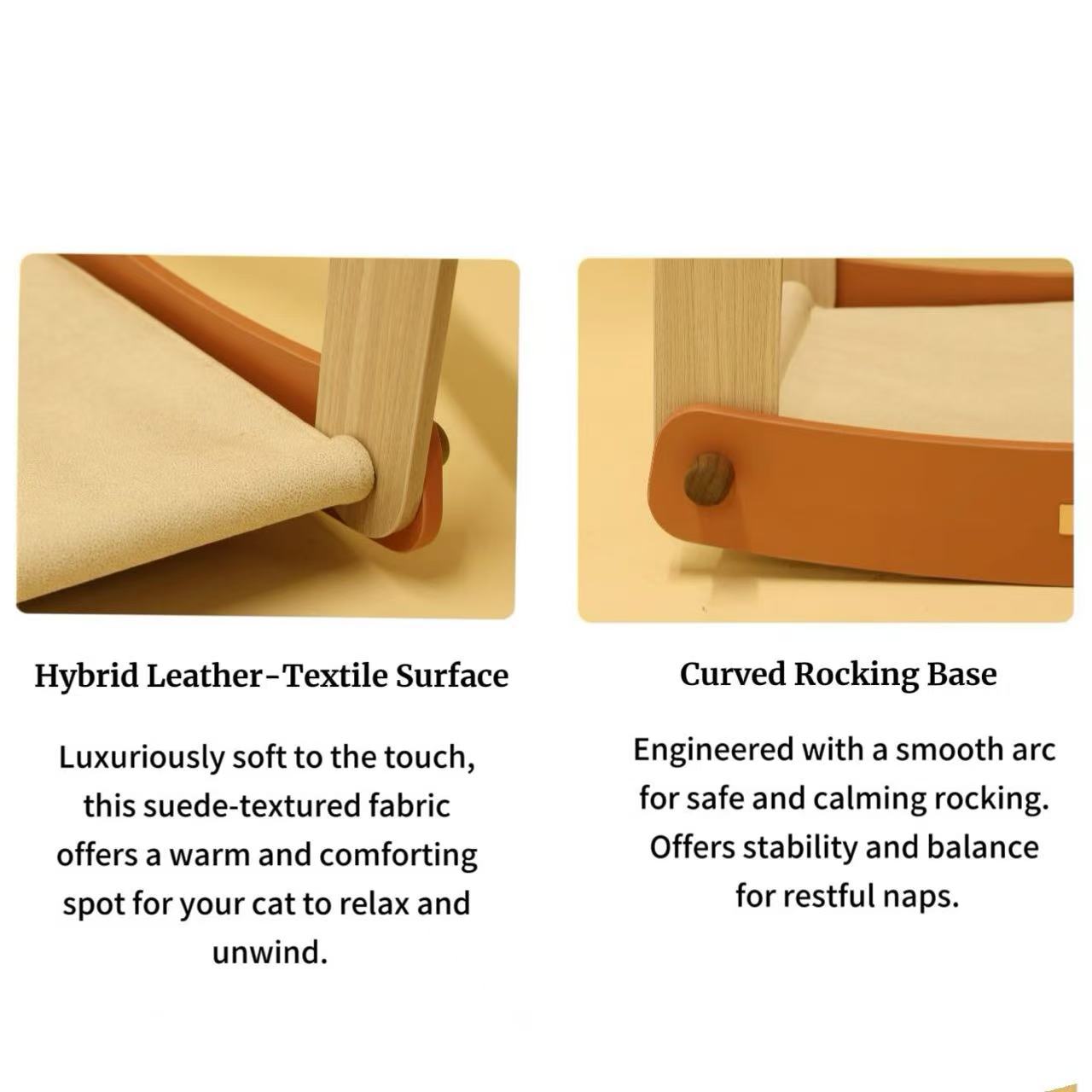 FurHugs RockNes – Minimalist Cat Rocking Lounge