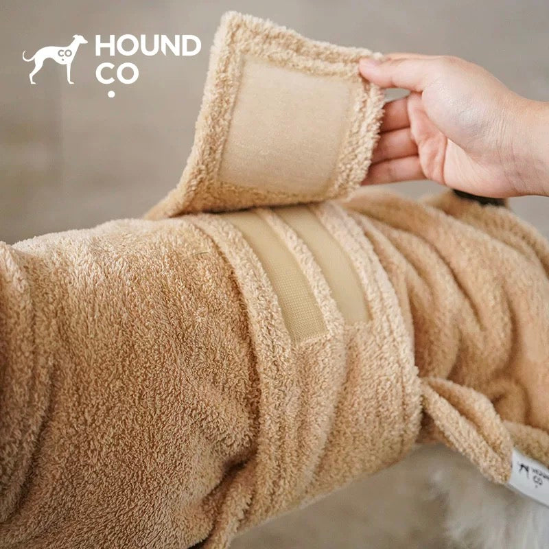 Plush Quick-Dry Pet Bath Robe
