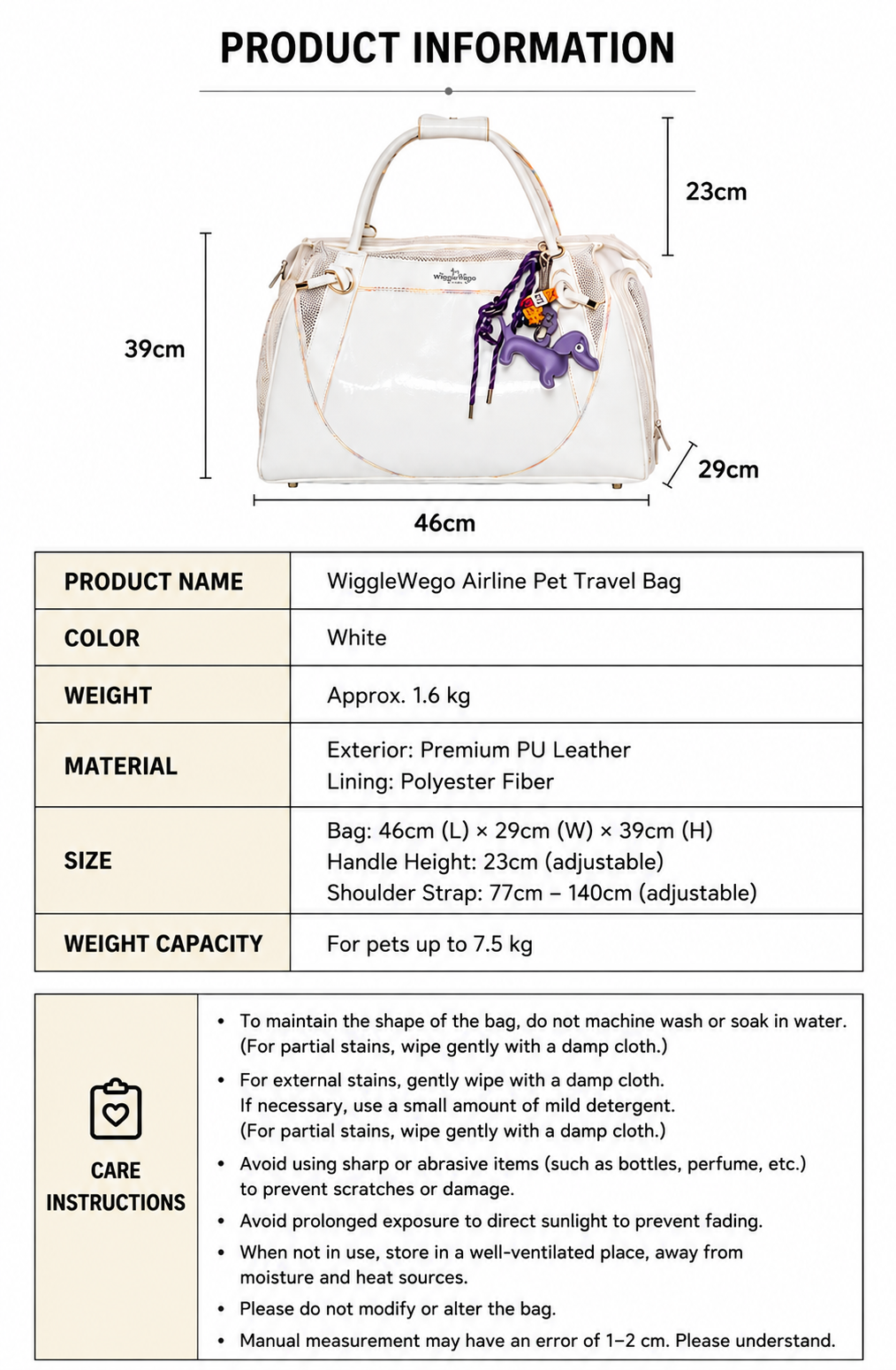 The Belgravia Pet Carrier