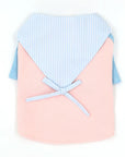 Colorblock Stripe Collar Tee