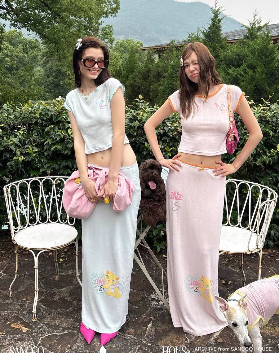 Sweet Camellia Outfit Set