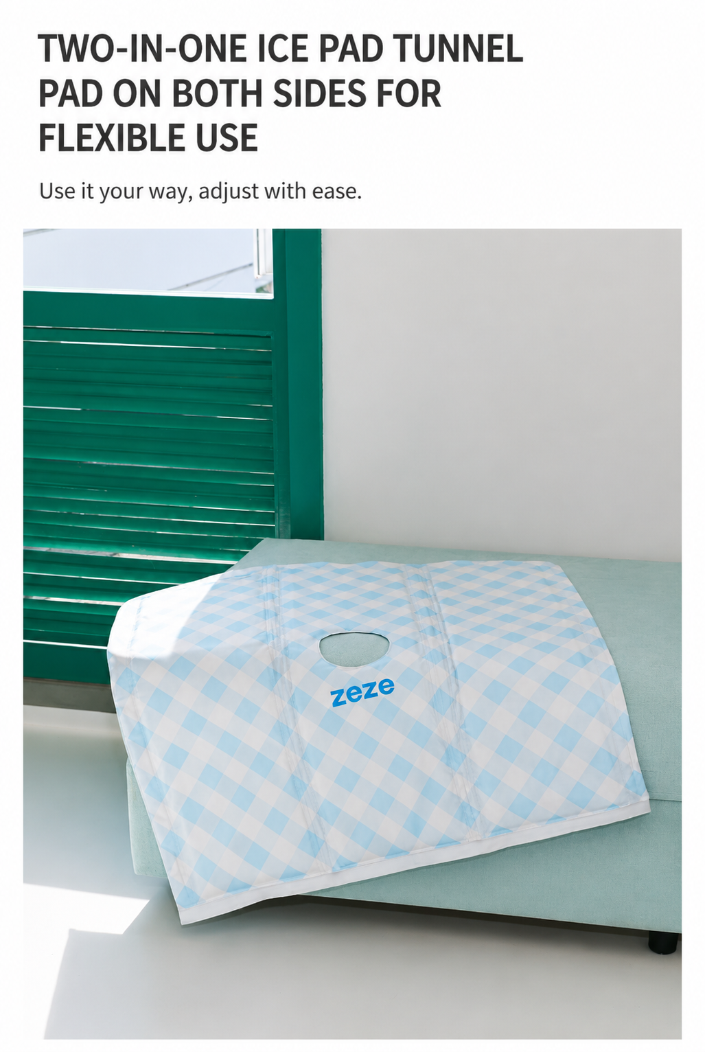 2-in-1 Cooling Tunnel Pet Mat