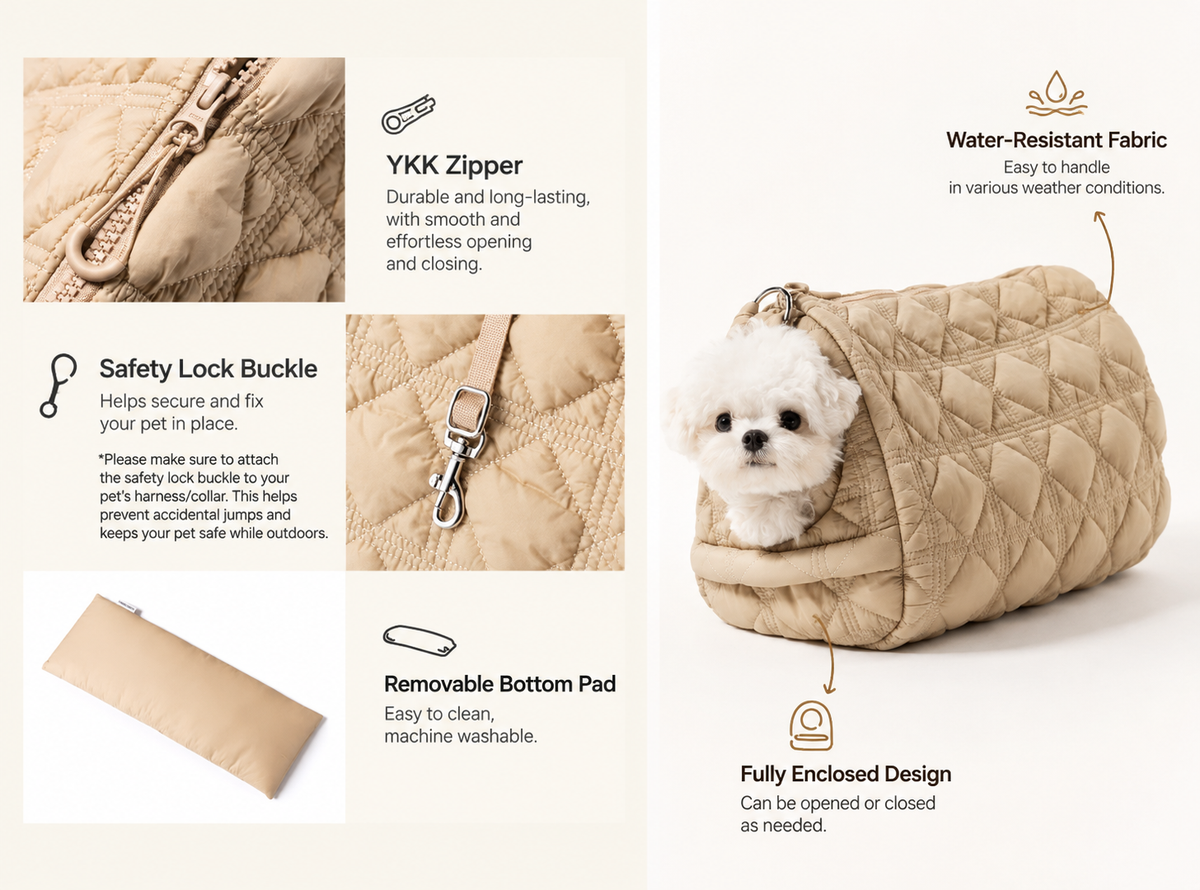 Pinecrest Quilted Pet Carrier