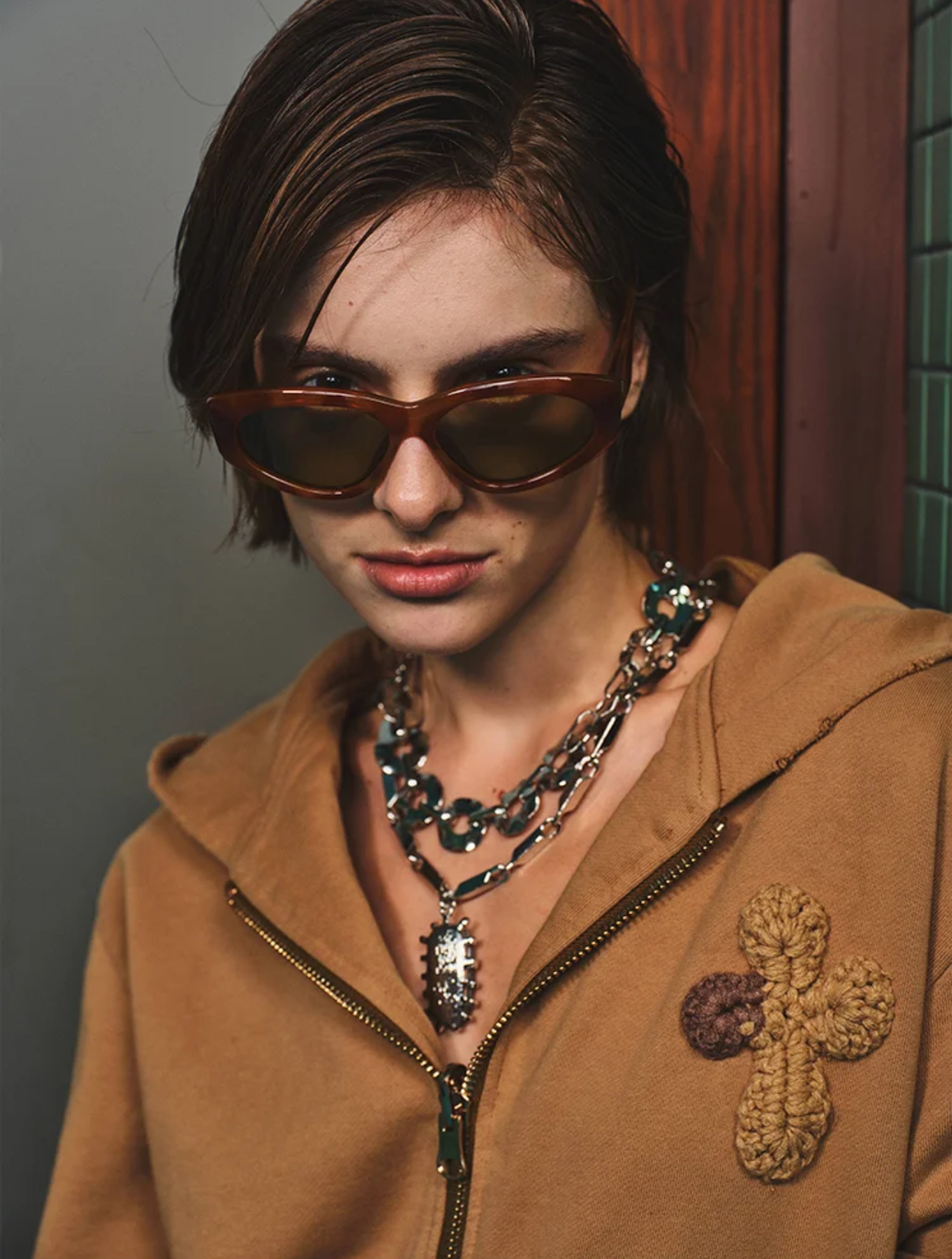 Mocha Bloom Hoodie Jacket (FOR YOU)