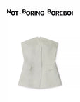 Timeless Tailored Strapless Top