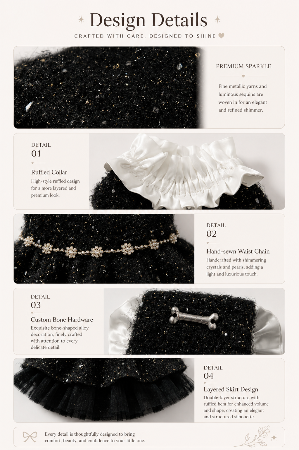 Black Woolen Skirt Dress