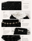 Black Woolen Skirt Dress