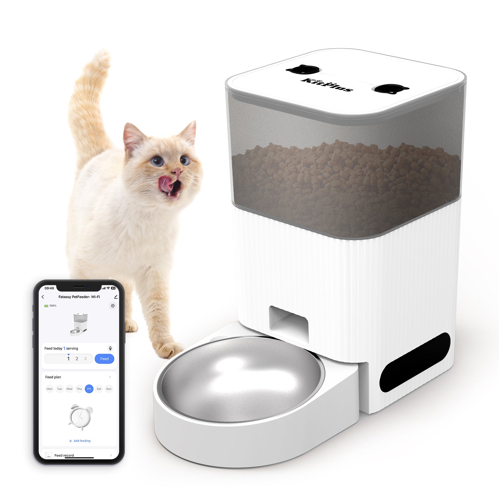 Smart Automatic Pet Feeder | App-Controlled Feeding System