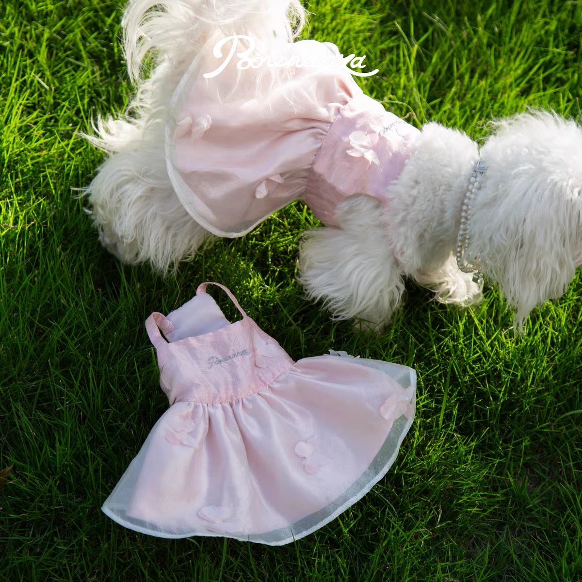 Streamer 3D Butterfly Suspender Dress