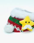 Christmas Pet Ugly Sweater Bib & Hat Set – Holiday Costume for Cats & Dogs