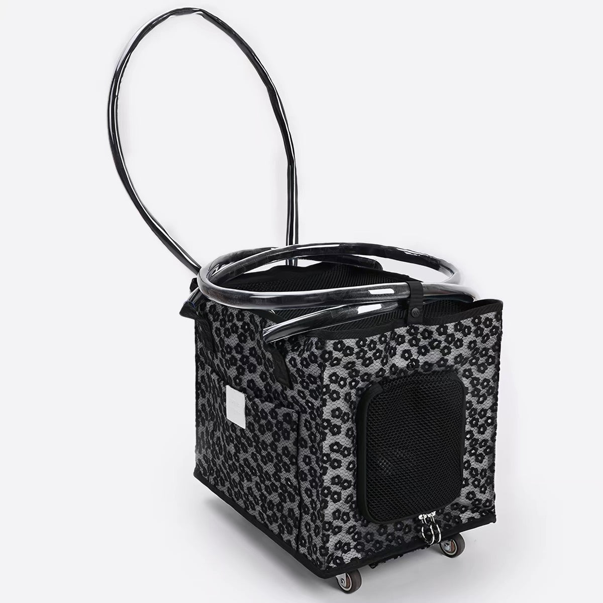 2-in-1 Rolling Pet Carrier