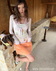 Petal Breeze Tie-Front Cardigan