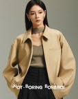 Minimal Suede Vintage Jacket