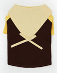 Colorblock Stripe Collar Tee