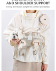 Lavender Cloud Shoulder Carrier Backpack