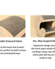 FurHugs PacPod – Cozy Retro-Inspired Cat & Dog Nest