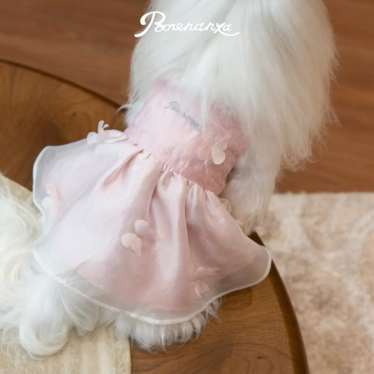 Streamer 3D Butterfly Suspender Dress