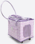 2-in-1 Rolling Pet Carrier