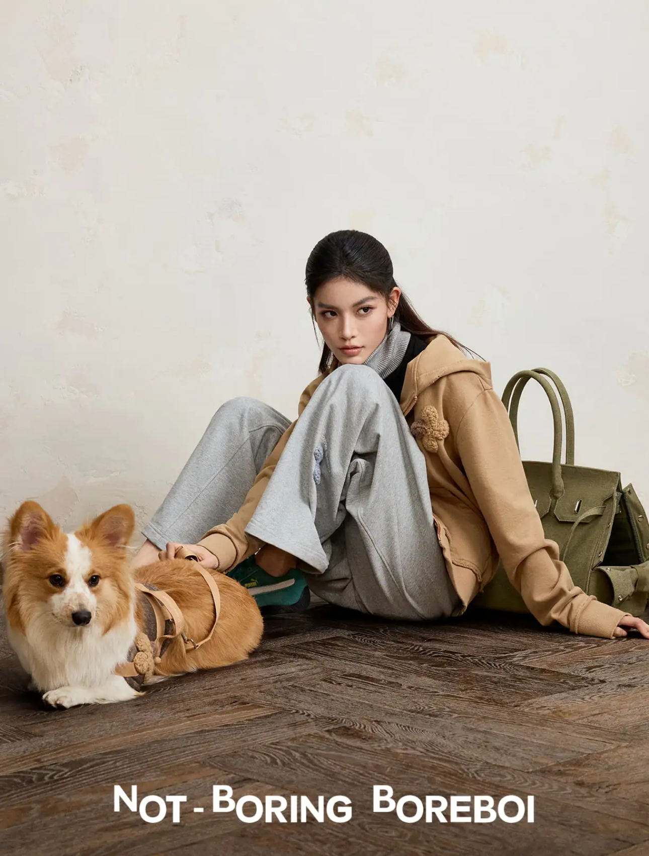 Mocha Bloom Hoodie Jacket (FOR YOU)