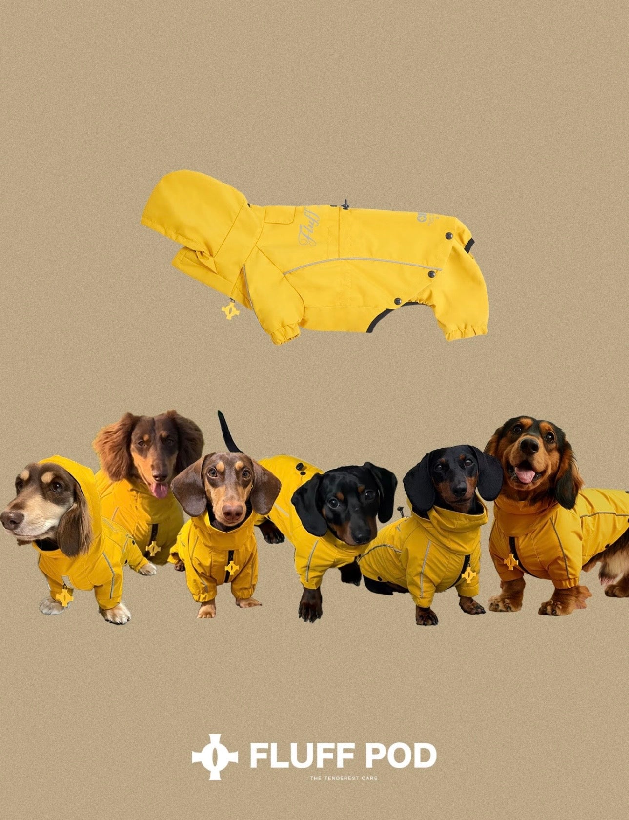 Golden Trail Rain Suit