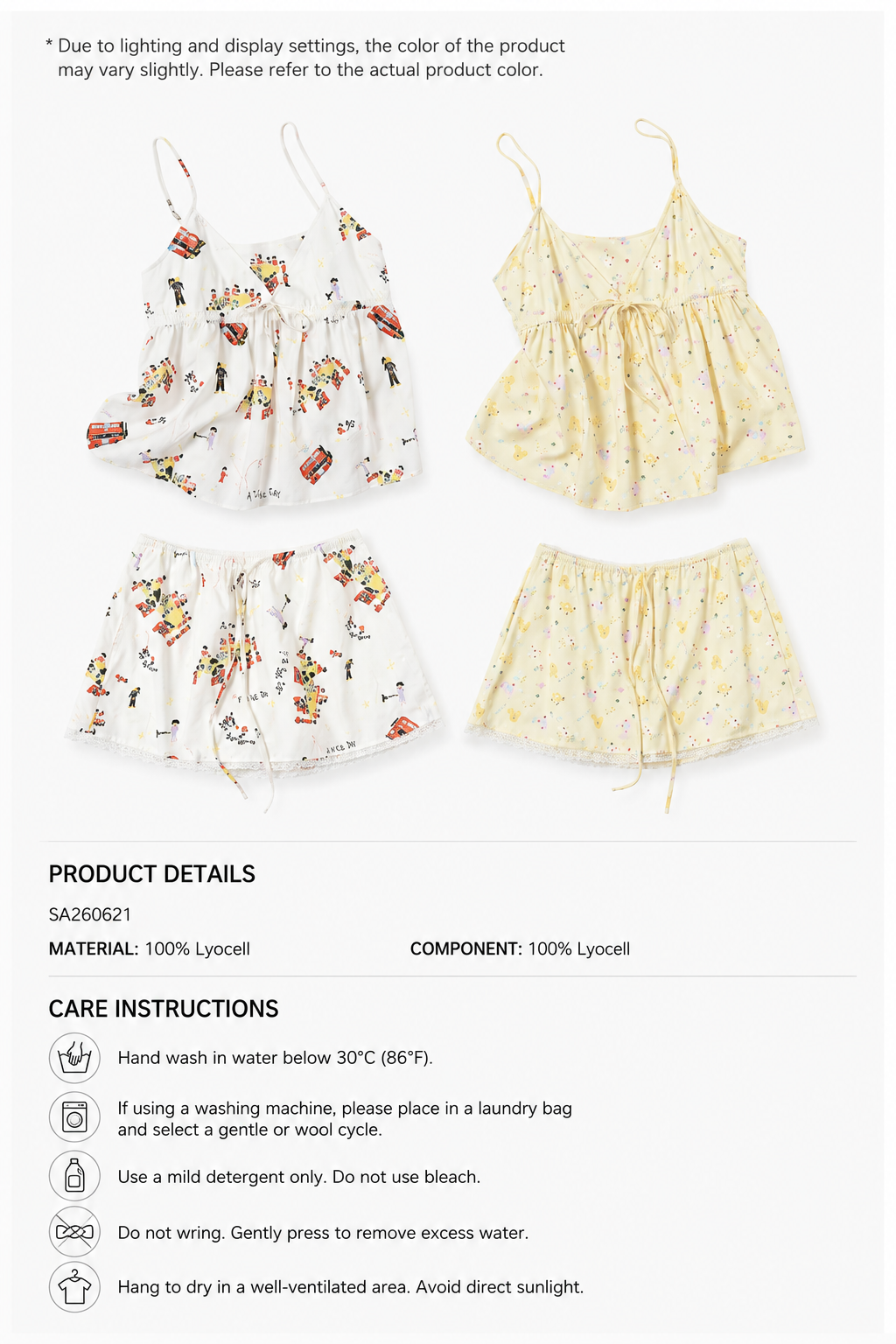 Honey Petals Lounge Set