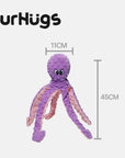 Squeaky Octopus Plush Dog Toy