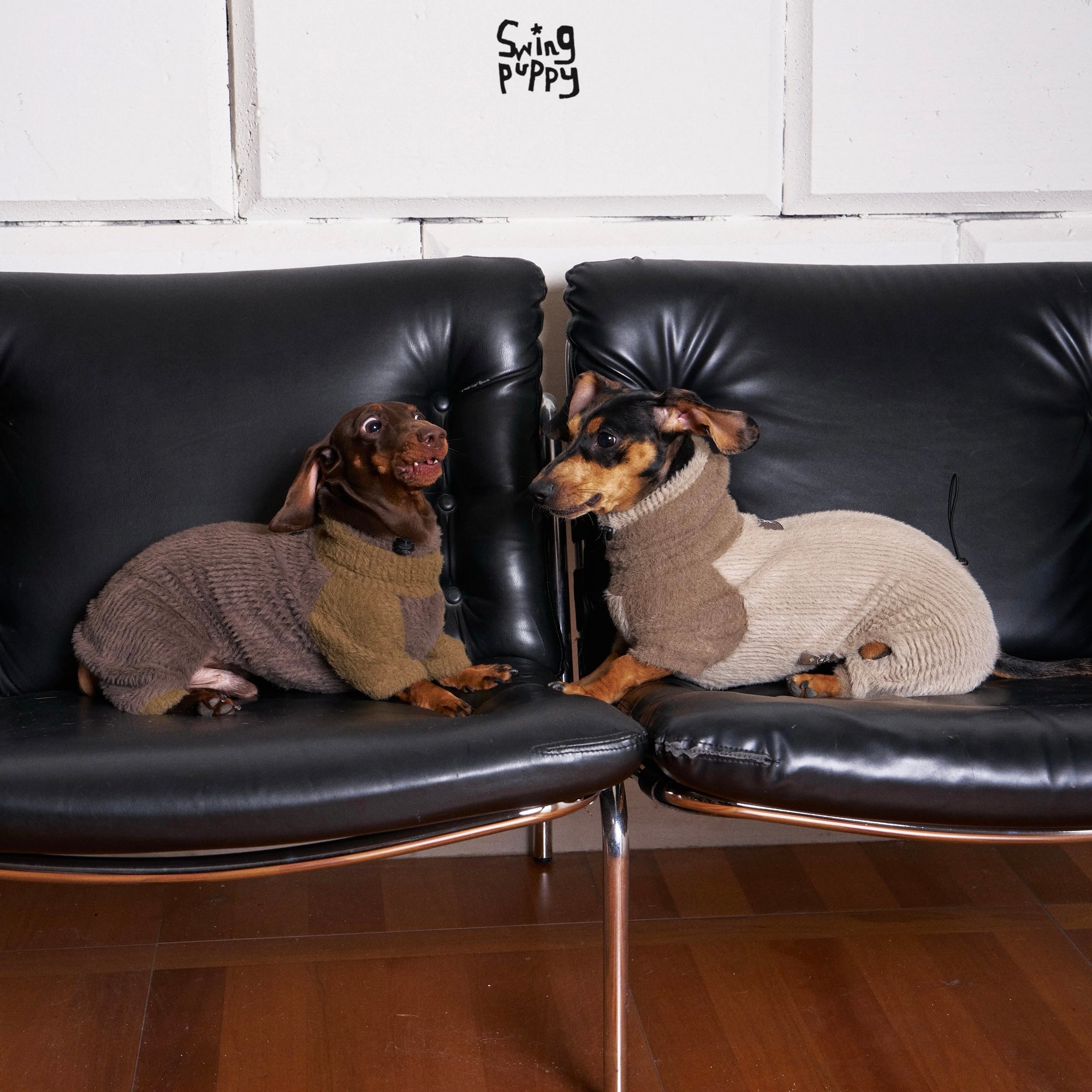 CozyWool Knit Suit – Chestnut Latte Edition