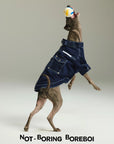 Minimal Cropped Denim Pet Jacket