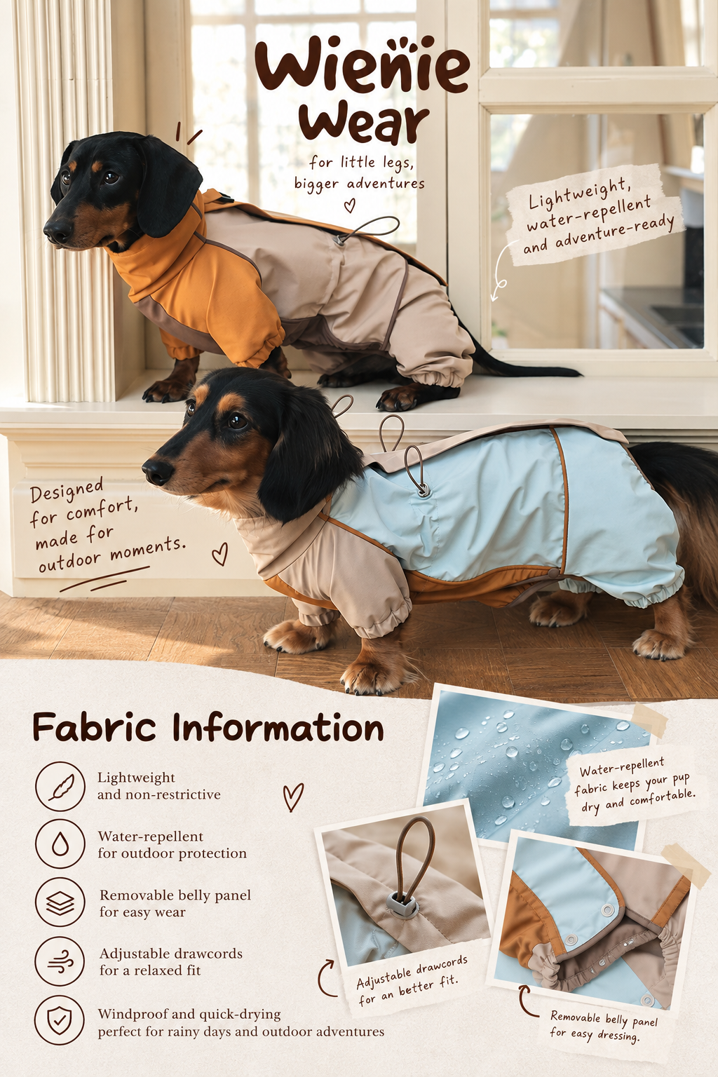 Adventure Shell Lightweight Pet Windbreaker