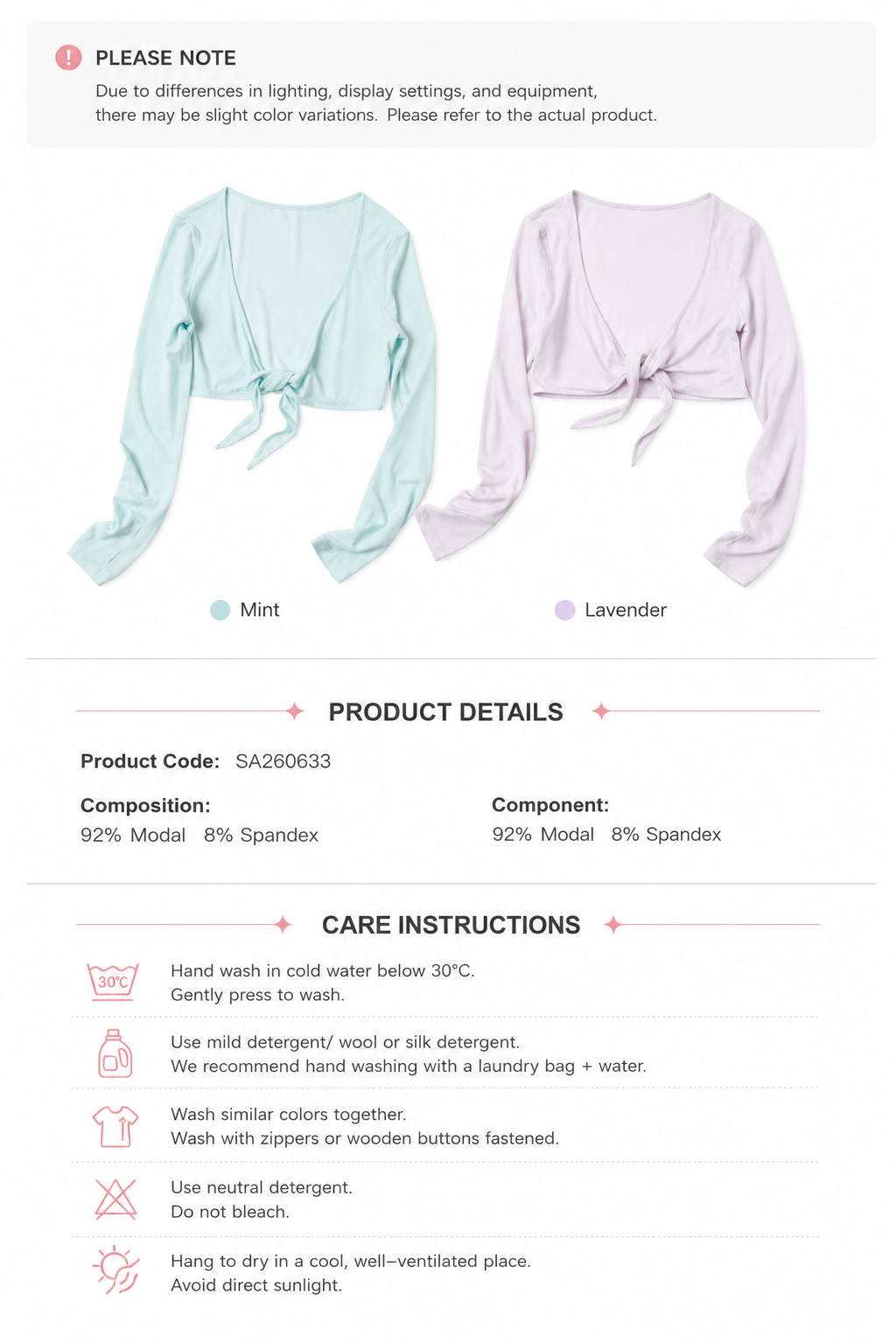 Petal Breeze Tie-Front Cardigan
