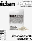Pidan Cassava & Tofu Clumping Cat Litter