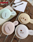 Handle Ceramic Pet Bowl