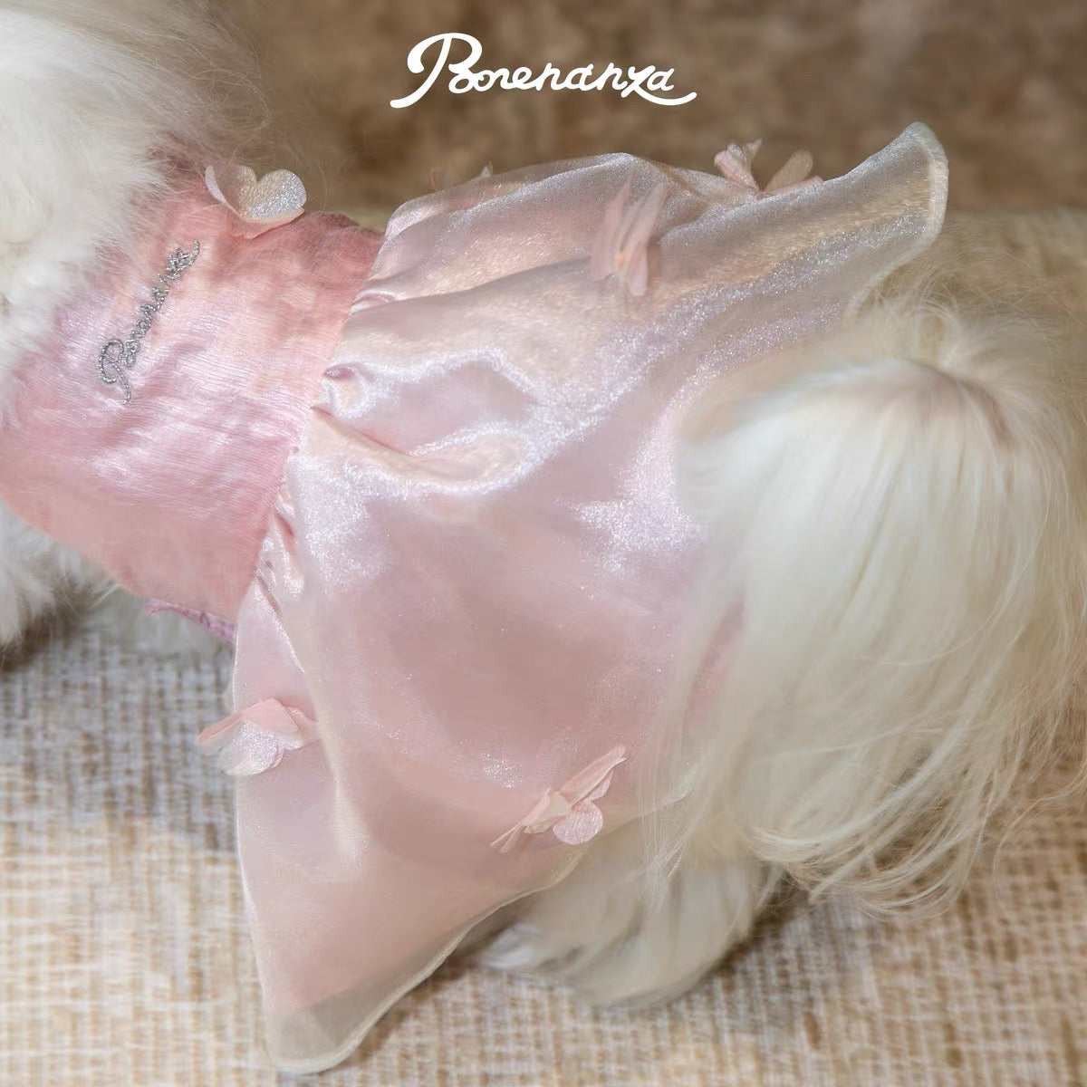Streamer 3D Butterfly Suspender Dress