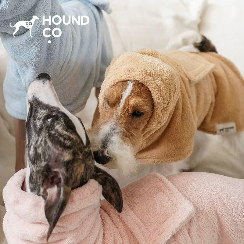 Plush Quick-Dry Pet Bath Robe