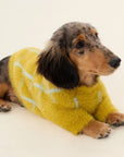 Plaid Contrasting Jacquard Two Leg Sweater