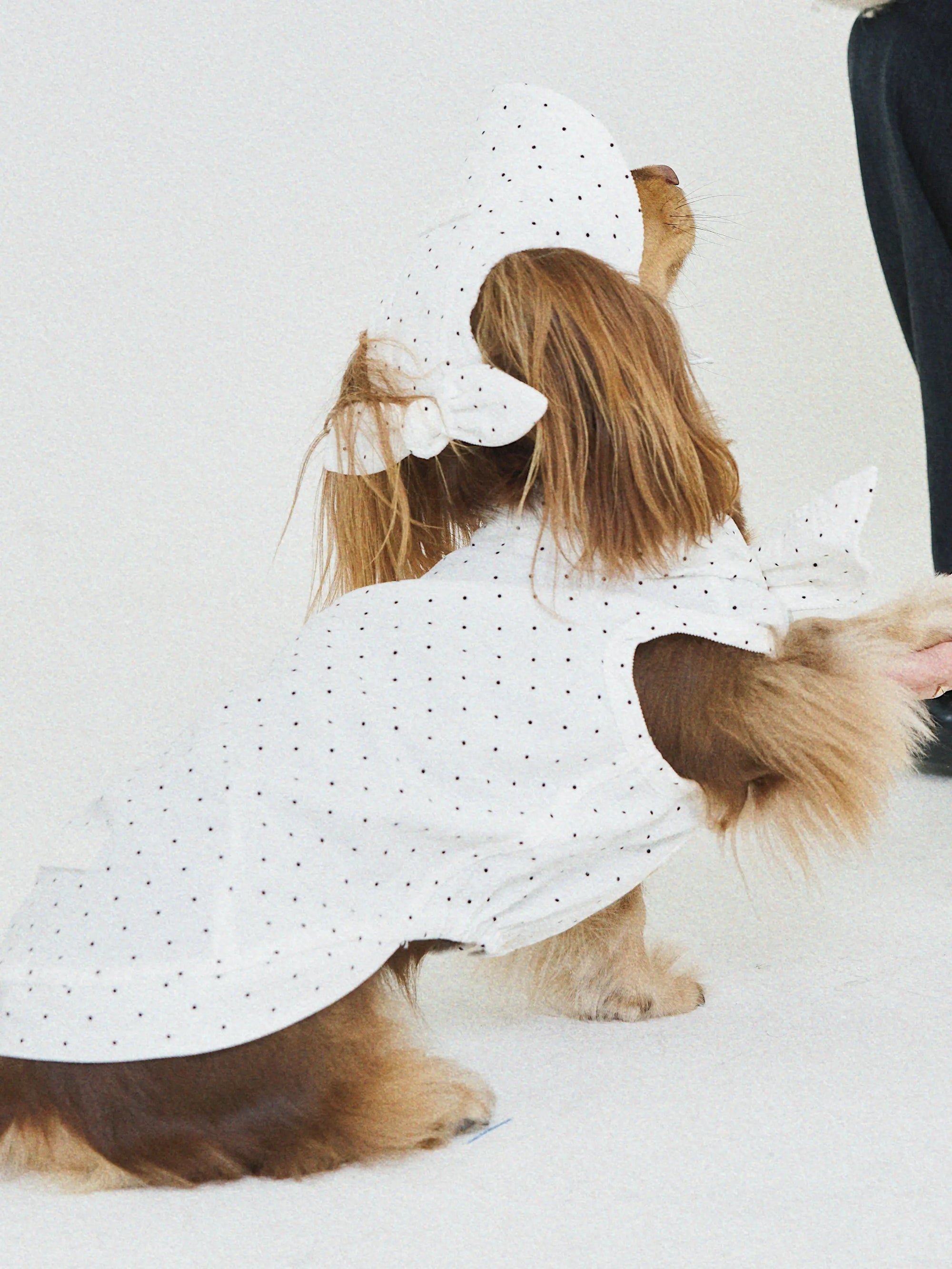 White Polka Dot Hat