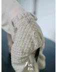 Vanilla Quilted Layering Trousers