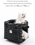 2-in-1 Rolling Pet Carrier