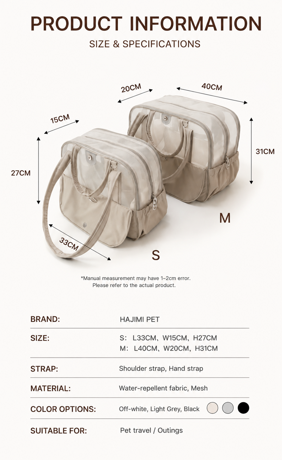 Lumi Travel Pet Carrier