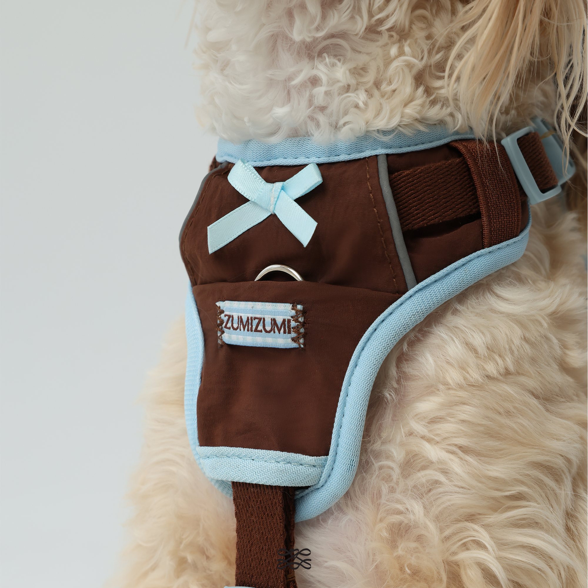 Chelsea Everyday Sporty H-shape Harness--Brown&amp;Blue