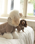 Caramel Stripe Four-Legged Hoodie