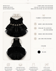 Black Woolen Skirt Dress