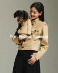 Minimal Suede Classic Pet Jacket
