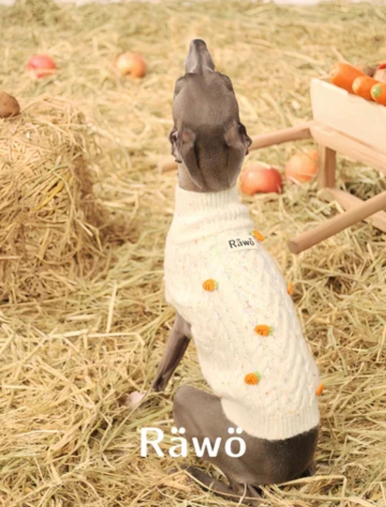 Valentine’s Harvest Heart Handmade Wool Sweater